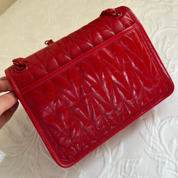 Miu Miu Quilted Flap Shoulder Bag - Picture 10 of 16
